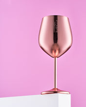 Carica l&#39;immagine nel visualizzatore di Gallery, Stainless Steel Wine Glasses - Set of 4_Rose Gold
